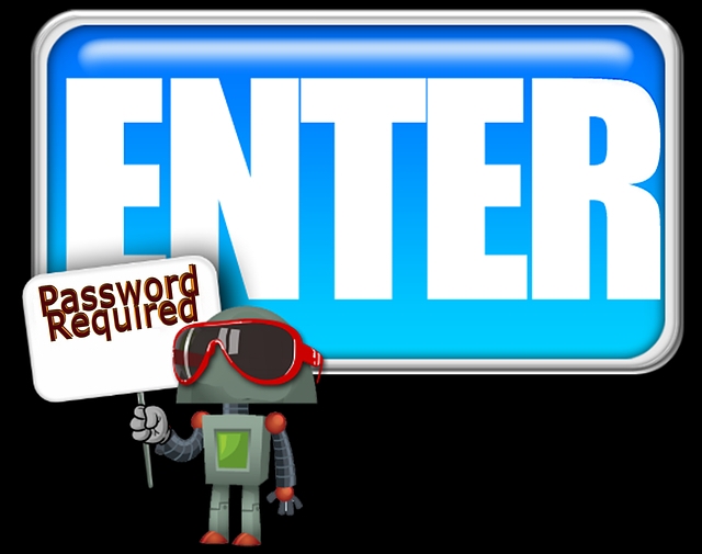 password required to enter