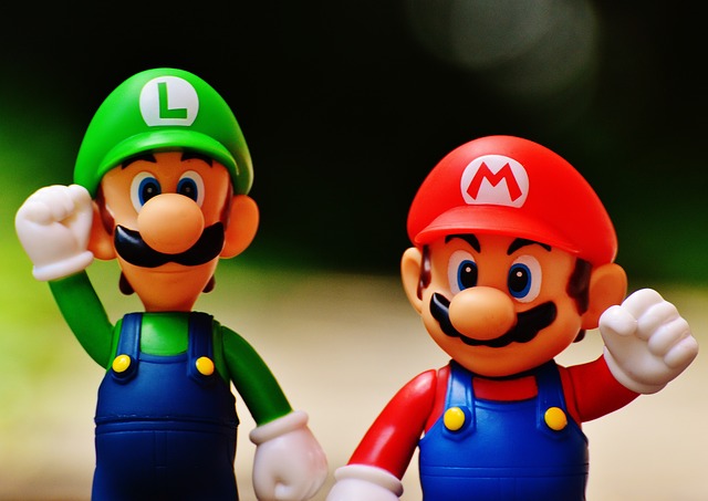 Nintendo characters Mario and Luigi
