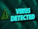 Virus detected caption