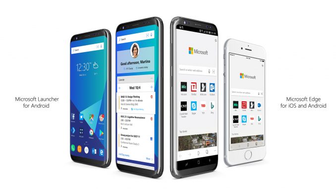 Microsoft Edge browser for iOS and Android