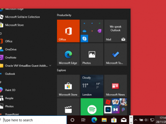 Windows 10 desktop